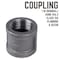 B & K STZ Industries 1 in. FIP each X 1 in. D FIP Black Malleable Iron Coupling 310UPCO-1 - alternate 2